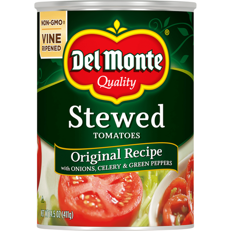 Del Monte Original Recipe Stewed Tomatoes with Onions, Celery & Green Peppers (14.5 oz) Instacart