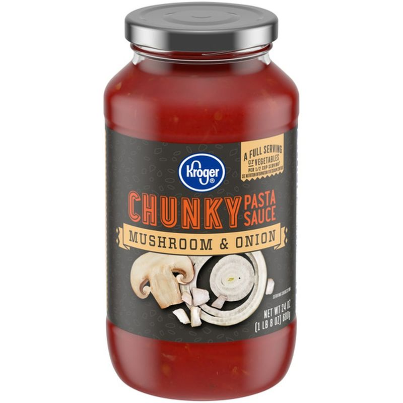 Kroger Chunky Mushroom & Onion Pasta Sauce