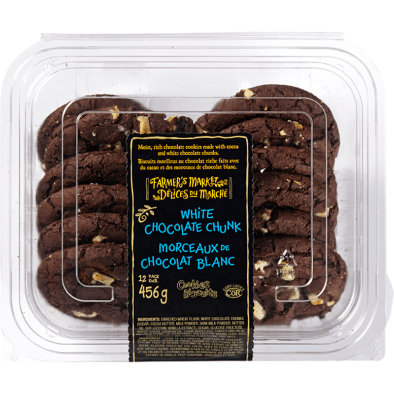 Farmer's Market White chocolate Chip Cookies (456 g) Instacart