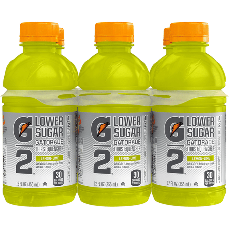 Gatorade Thirst Quencher Low Calorie Lemon Lime 6 Each Instacart