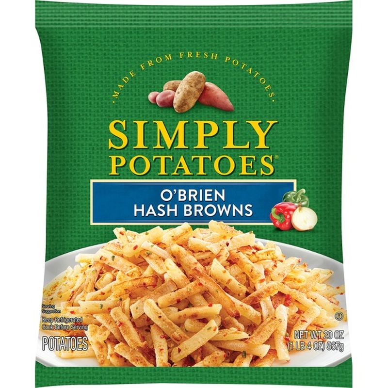 Simply Potatoes Hash Browns, O'Brien (20 oz) Instacart