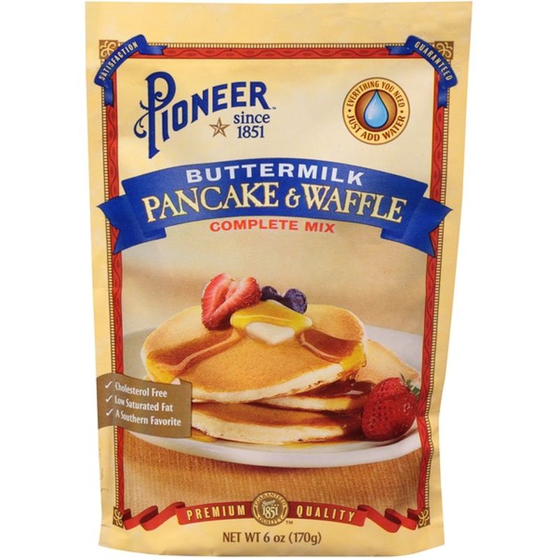 Pioneer Complete Buttermilk Pancake & Waffle Mix (6 oz) Delivery or ...