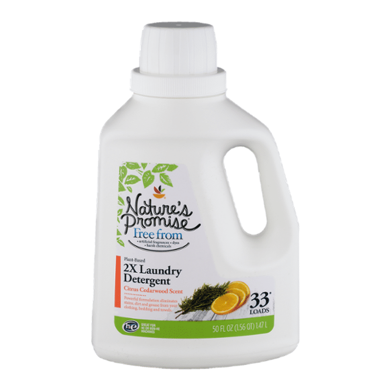Nature's Promise Laundry Detergent Citrus Cedarwood Scent (50 fl oz) Instacart
