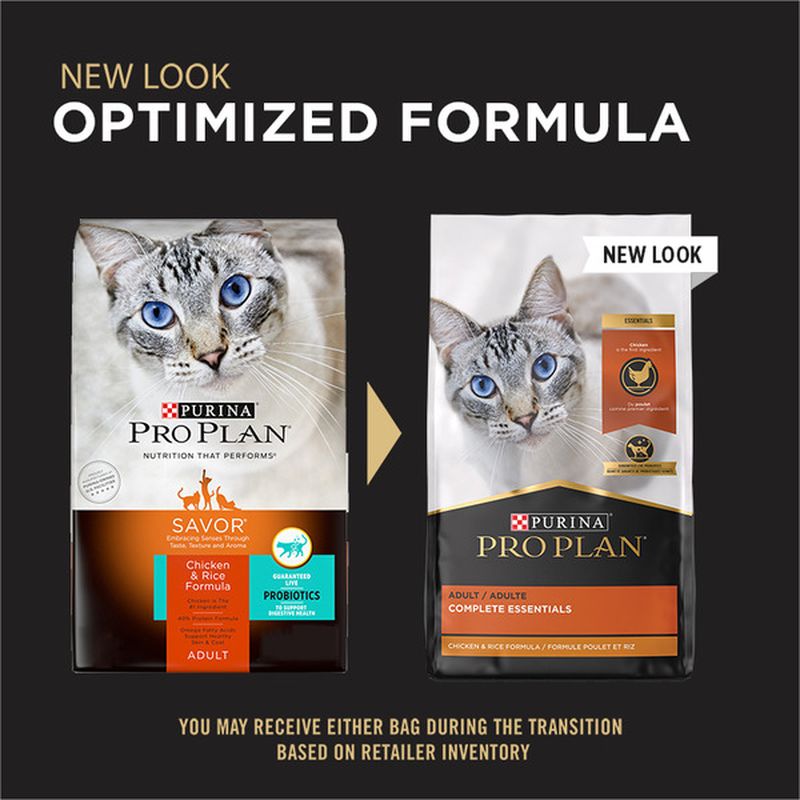 Purina Pro Plan High Protein Cat Food With Probiotics for Cats, Chicken