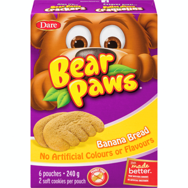 Dare Bear Paws Banana Bread
