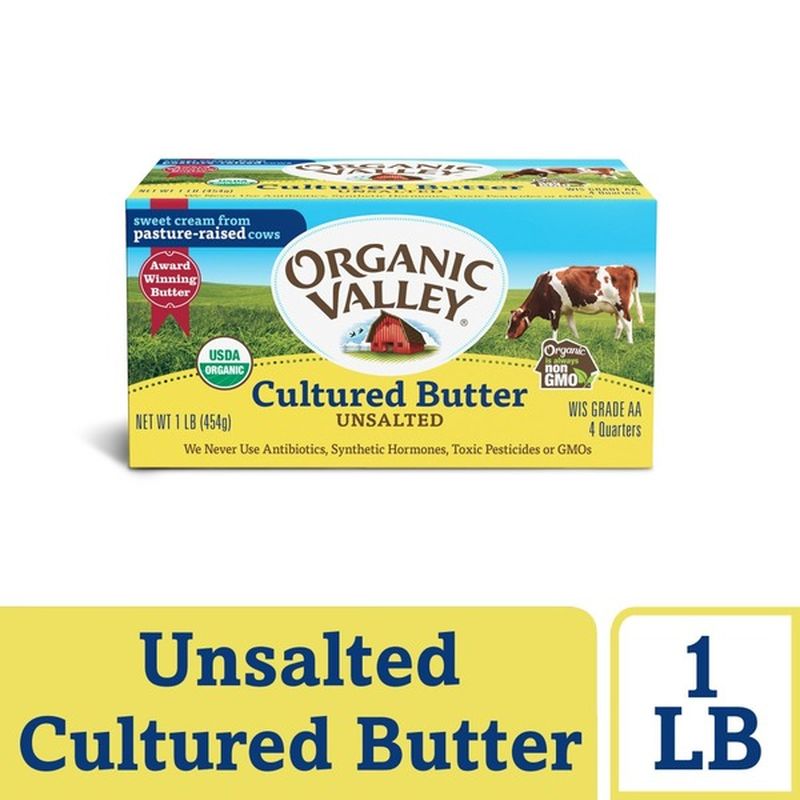 Organic Valley Cultured Unsalted Organic Butter