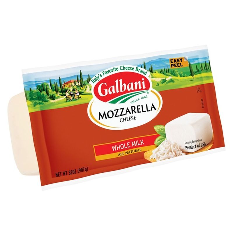 Galbani Dairy Galbani Whole Milk Mozzarella Cheese (32 Oz) - Instacart