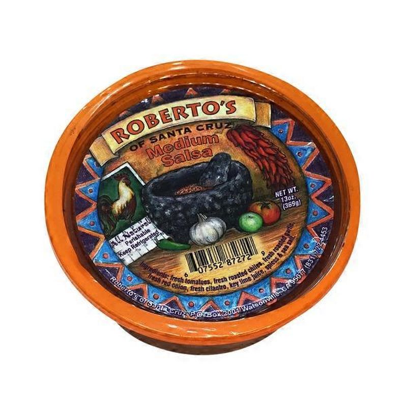 Roberto's Of Santa Cruz Fresh Medium Salsa (14 oz) Instacart