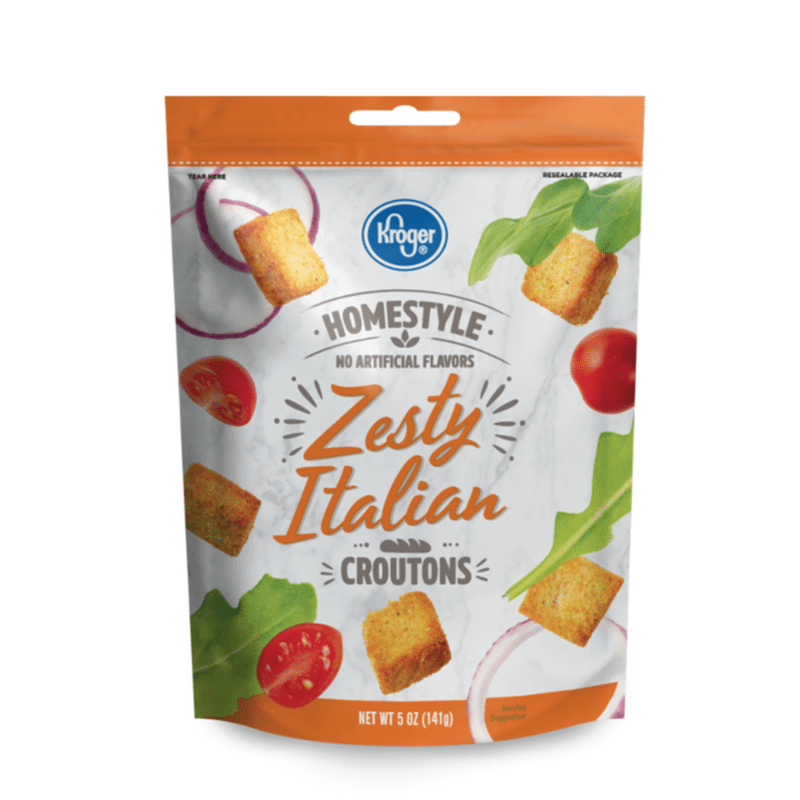Kroger Homestyle Zesty Italian Croutons