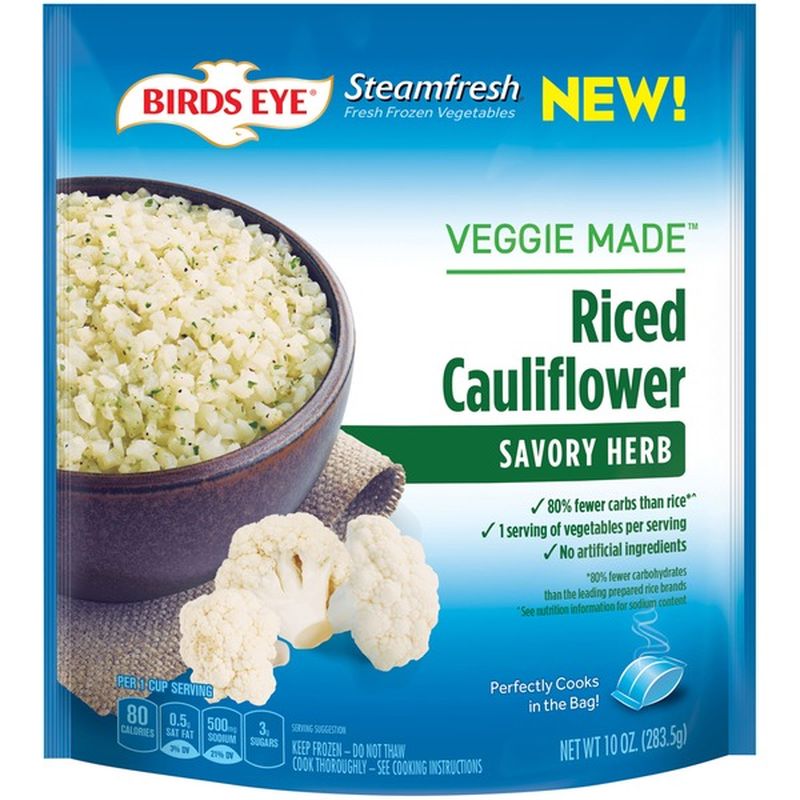 Birds Eye Cauliflower, Riced, Savory Herb (10 oz) Instacart