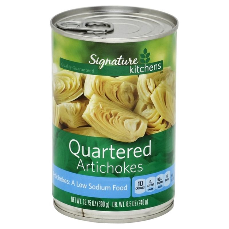 Signature Select Quartered Artichoke Hearts In Brine (13.75 oz) Instacart