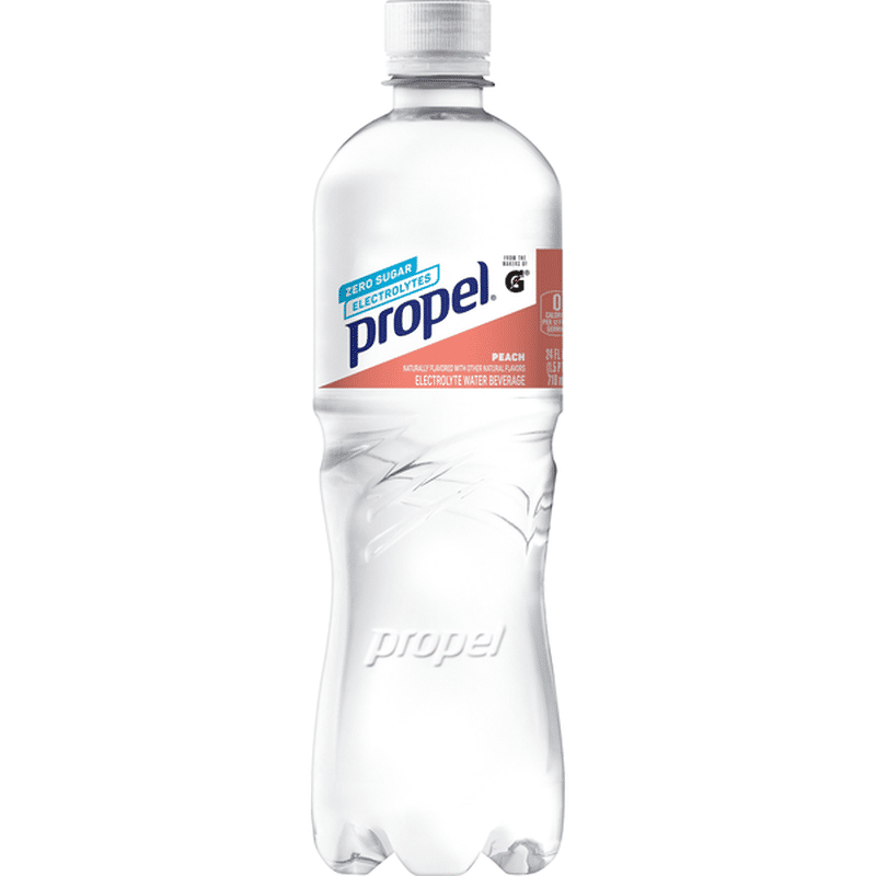 Propel Electrolyte Water Beverage, Zero Sugar, Peach (24 fl oz) Instacart