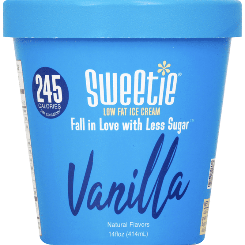 Sweetie Ice Cream, Low Fat, Vanilla (14 oz) Instacart