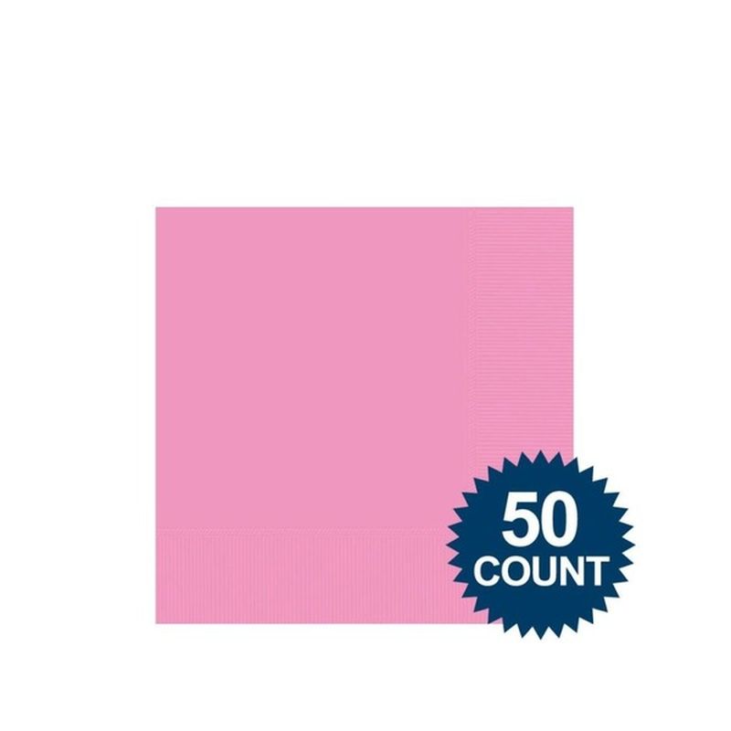 Creative Converting Women's Classic Pink Beverage Napkins