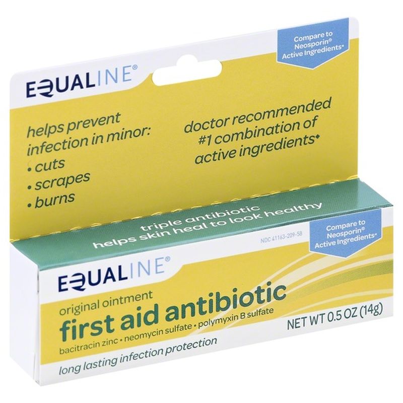 Equaline First Aid Antibiotic, Original Ointment (0.5 oz) - Instacart