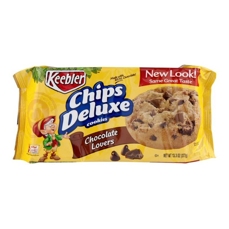 Keebler Chips Deluxe Cookies Chocolate Lovers (13.3 oz) - Instacart