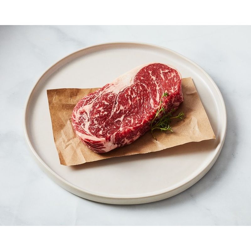 Meyer Natural Angus Prime Boneless Beef Ribeye Steak (per lb) Instacart