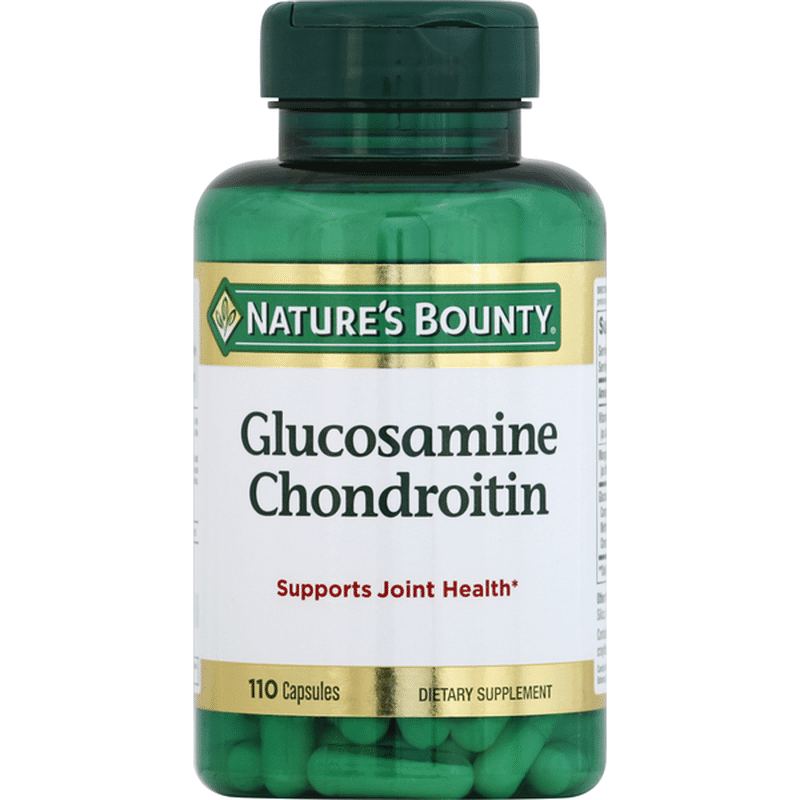 Nature's Bounty Glucosamine Chondroitin, Capsules (110 each) Instacart