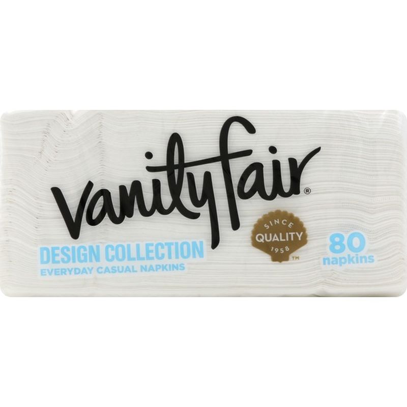 Vanity Fair Napkins Everyday Casual Design Collection 2 Ply 80 Ct Instacart