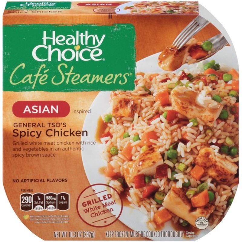 Healthy Choice Cafe Steamer General TSO Chicken (10.3 oz) from ACME Markets Instacart