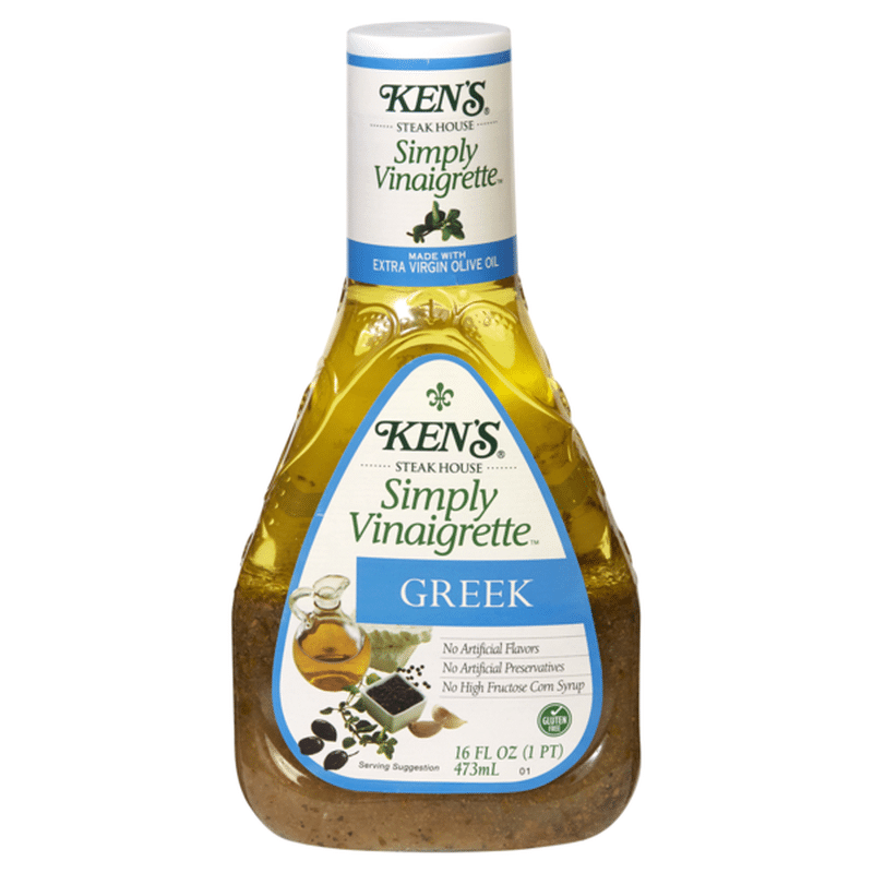 Kens Steak House Simply Vinaigrette, Greek (16 oz) from Meijer - Instacart