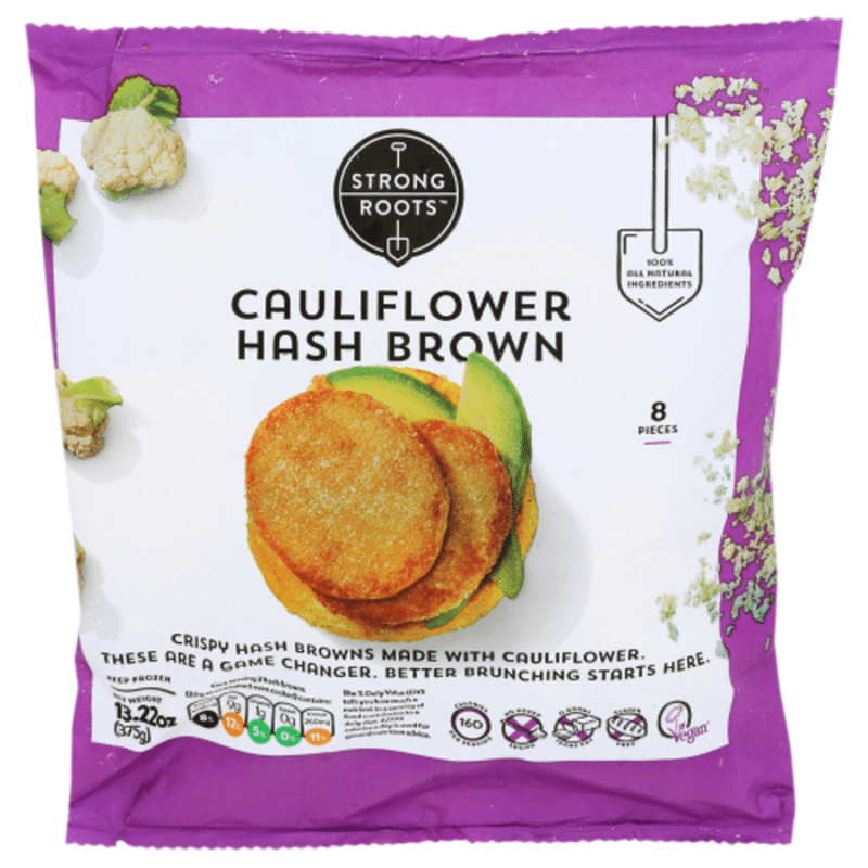 Strong Roots Hash Browns, Cauliflower (13.3 oz) Instacart