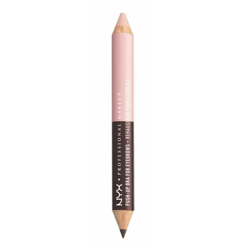 NYX Professional Makeup Push-up Bra For Eyebrows, Brown/pale Pink Highlighter Ebpb01
