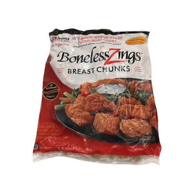 Pierce Case Of Pierce Boneless Chicken Wing Zings (5 lb) Instacart