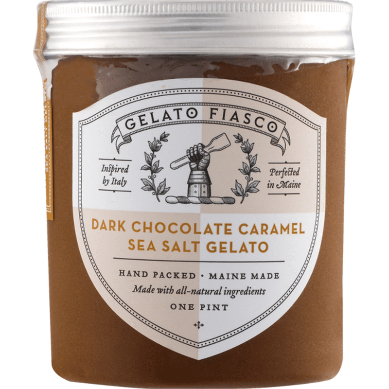 Gelato Fiasco Gelato, Dark Chocolate Caramel Sea Salt (1 pt) Instacart