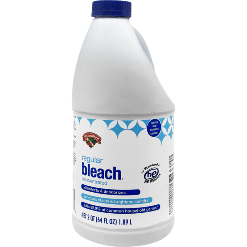 Hannaford Regular Concentrated Bleach (64 fl oz) - Instacart