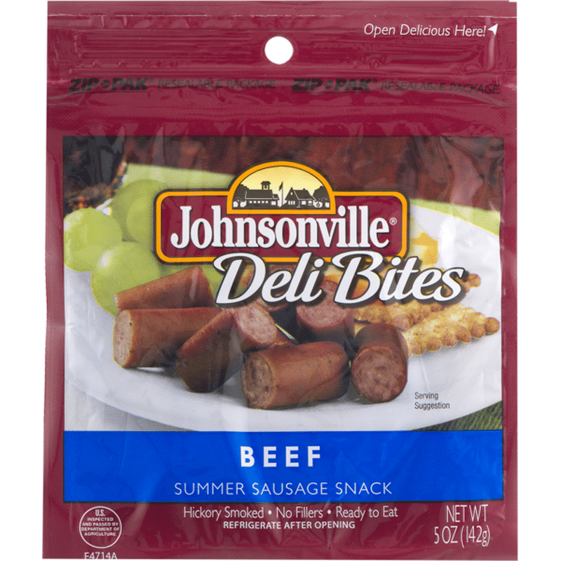 Johnsonville Deli Bites Beef Summer Sausage Snack (5 oz) from Kroger