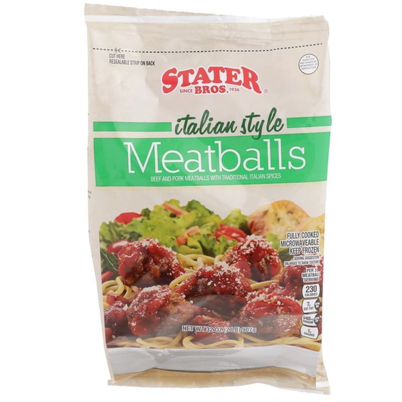 Stater Bros Italian Style Meatballs (32 oz) from Stater Bros. Instacart