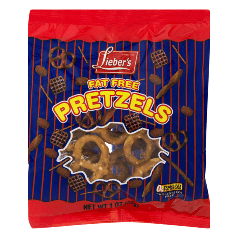 Lieber's Fat Free Pretzels (1 oz) Instacart
