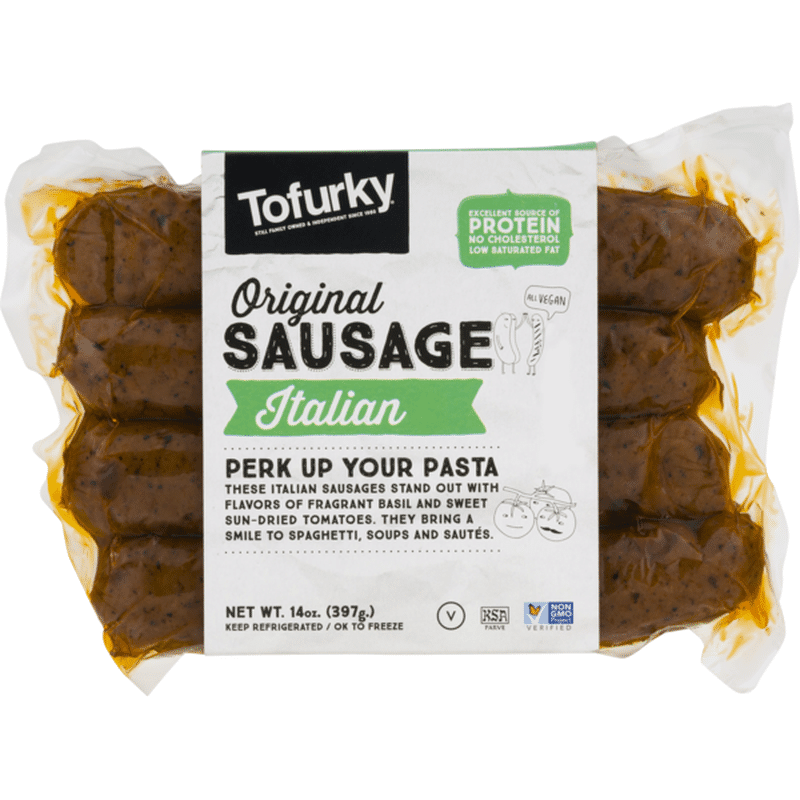 Tofurky Italian Sausage with SunDried Tomatoes and Basil (14 oz) from