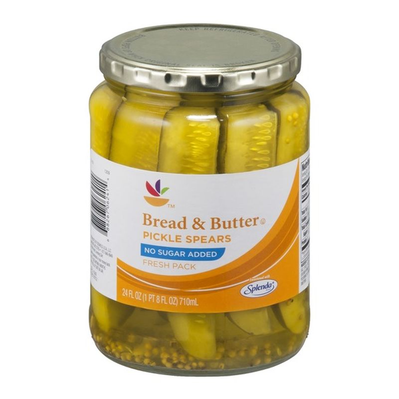 Sb Pickle Spears Bread Butter No Sugar Added 24 Fl Oz Instacart