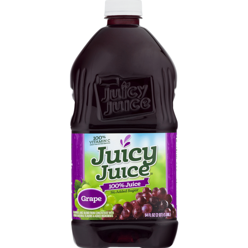 Juicy Juice 100% Juice, Grape (64 Fl Oz) - Instacart