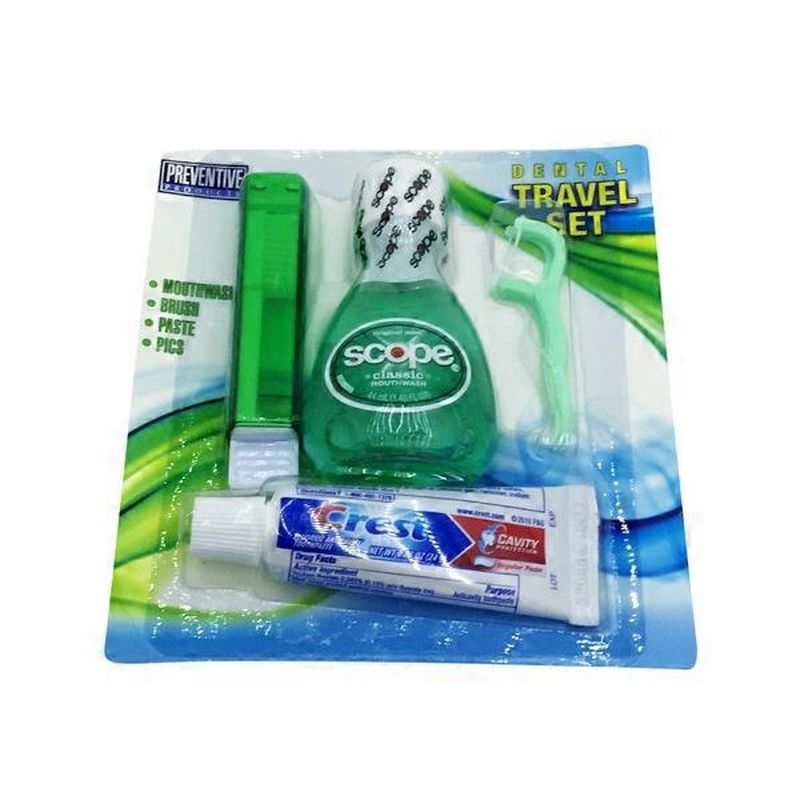 travel toothbrush and paste
