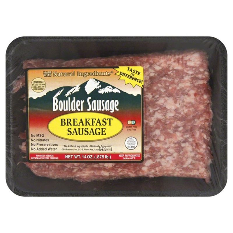 Boulder Sausage Breakfast Sausage, Bulk (14 oz) Instacart