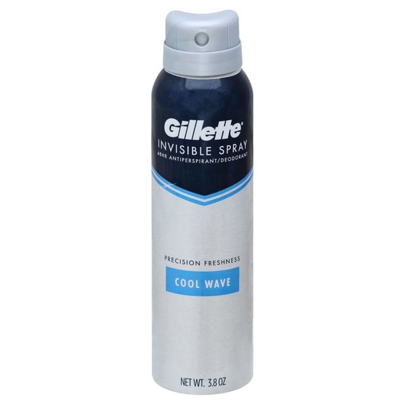 Gillette Invisible Spray Antiperspirant and Deodorant for men, Cool