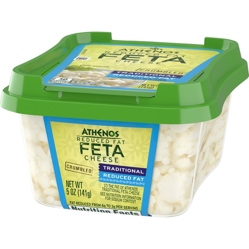 Athenos Traditional Crumbled Feta Cheese with Reduced Fat (5 oz