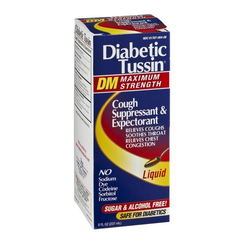 Diabetic Tussin Cough & Chest Congestion DM, Maximum Strength (8 oz
