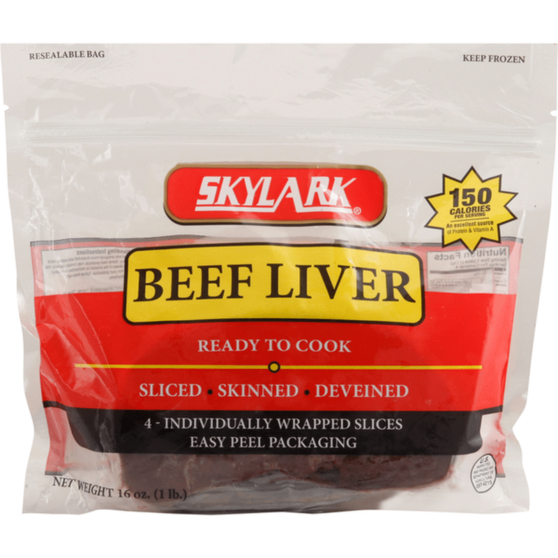 SKYLARK Beef Liver, Sliced (16 fl oz) Instacart