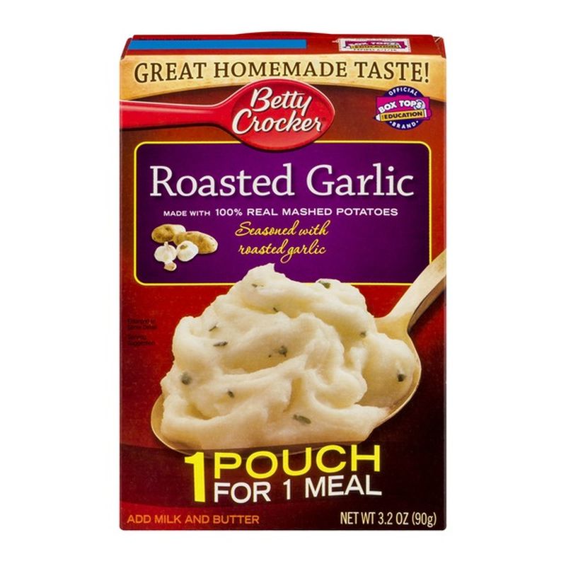 Betty Crocker Roasted Garlic Mashed Potatoes (3.2 oz) Instacart