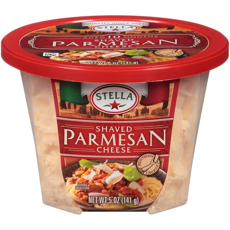 Stella(r) Shaved Parmesan Cheese (5 oz) Instacart