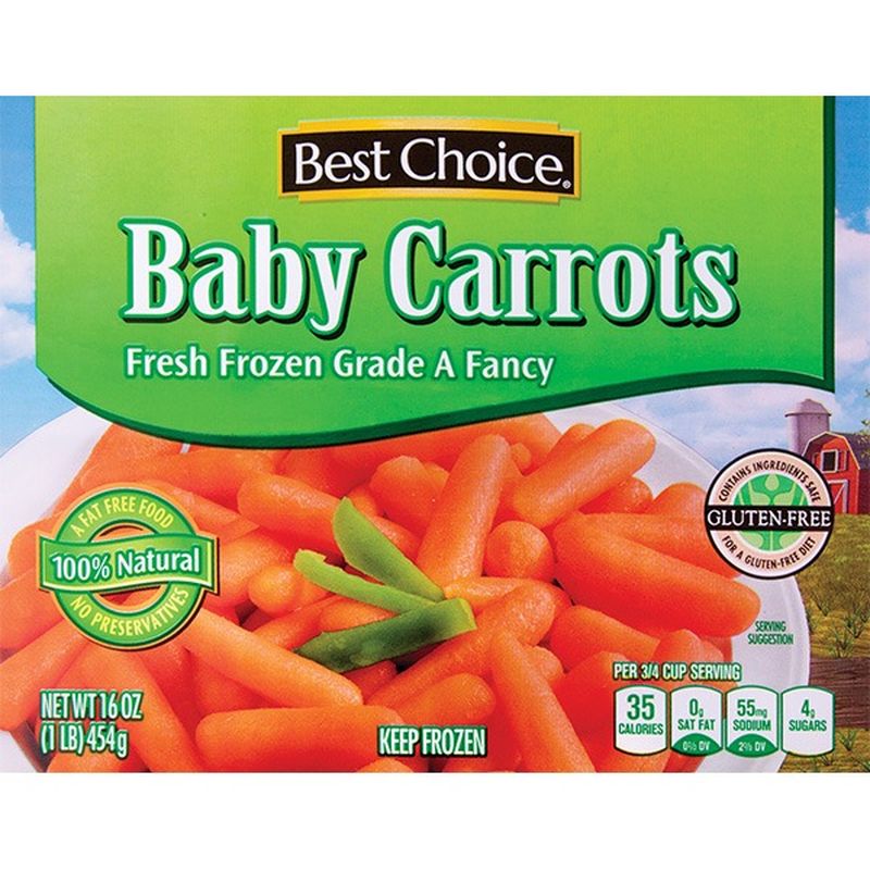 Best Choice Whole Baby Carrots (16 oz) Instacart