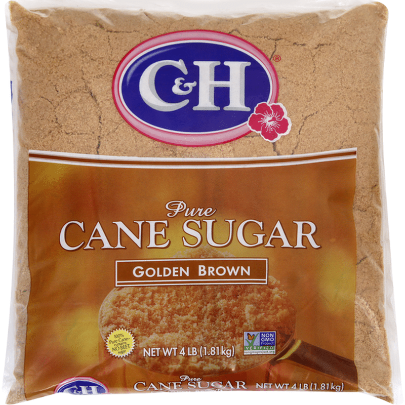 C&h Pure Cane Sugar Golden Brown Sugar (4 Lb) - Instacart