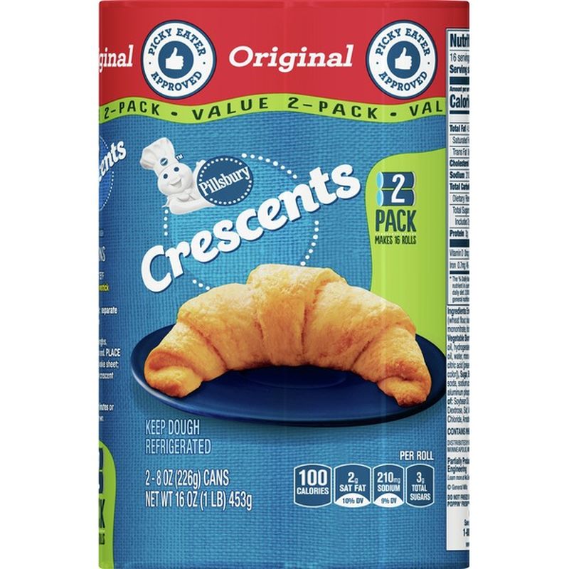 Pillsbury Crescent Rolls Original Value 2 Pack 2 Each Instacart