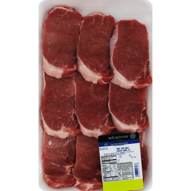 Value Pack of Moist & Tender Boneless Pork Chops