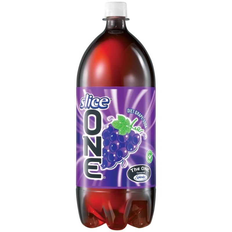 Slice One Diet Grape Soda (67.6 fl oz) - Instacart