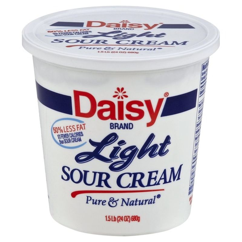 Daisy Sour Cream, Light (24 oz) - Instacart